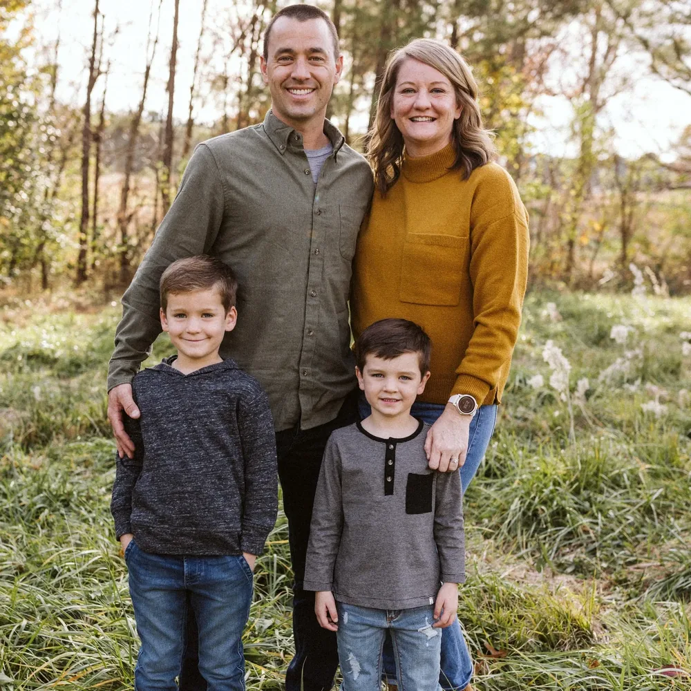 Wake Pro founder Jim Beson with his family